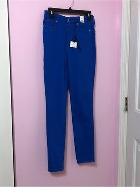 NWT Judy Blue cobalt tummy control top high waist jeans size 27